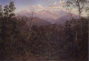 Eugene Guerard Mount Kosciusko,seen from the Victorian border oil on canvas